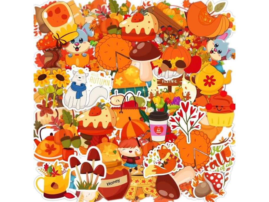 fall themed stickers