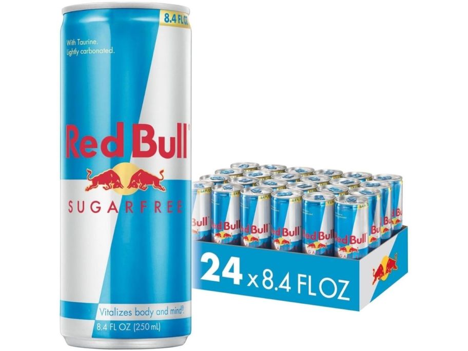 sugar free red bull 24 count pack of 8.4 ounce cans