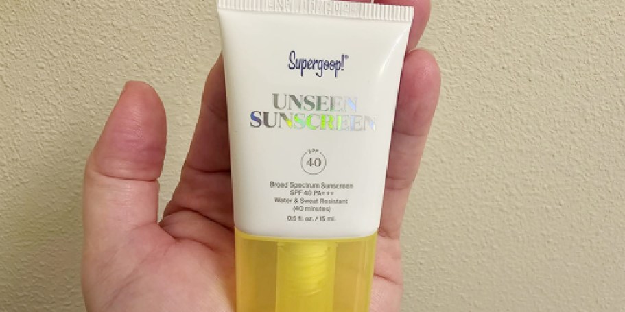 Supergoop Face Sunscreen & Primer Only $14 Shipped for Prime Members (14K 5-Star Ratings!)