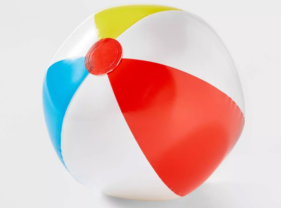 stock photo of classic beach ball