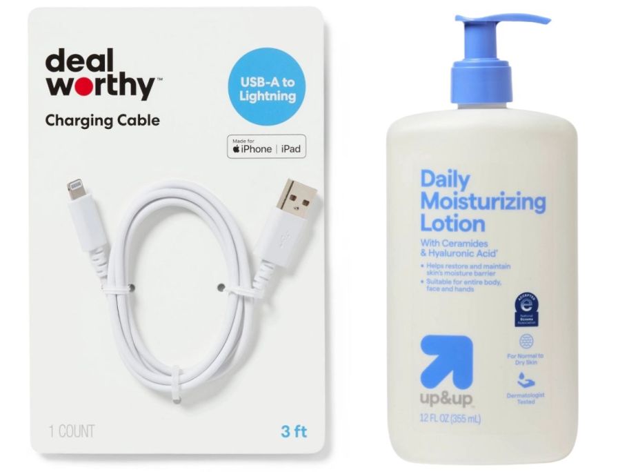 Target cable and up and up skincare