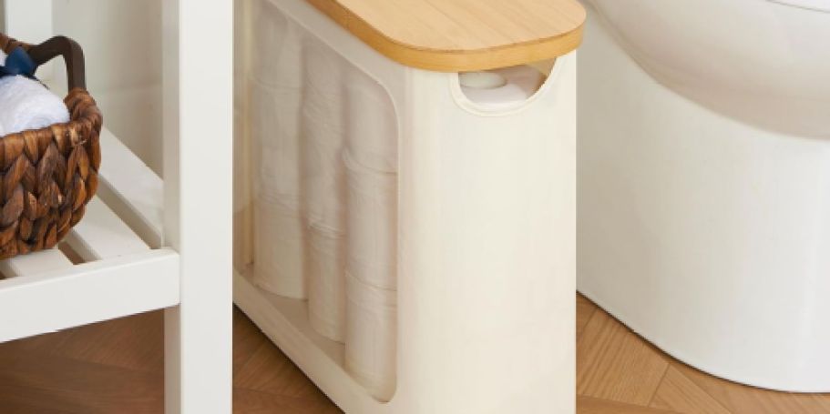 Slim Toilet Paper Storage Basket Just $14.99 on Amazon (Regularly $30)