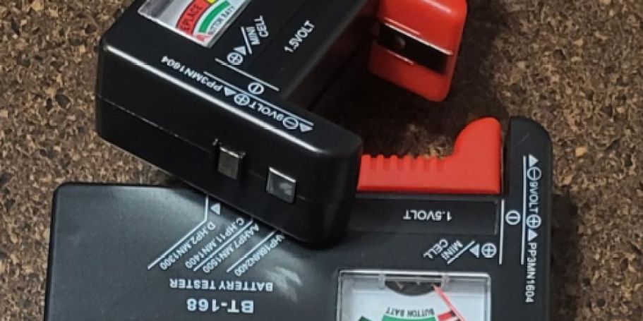 Universal Battery Tester 2-Pack Just $3.95 Shipped for Amazon Prime Members