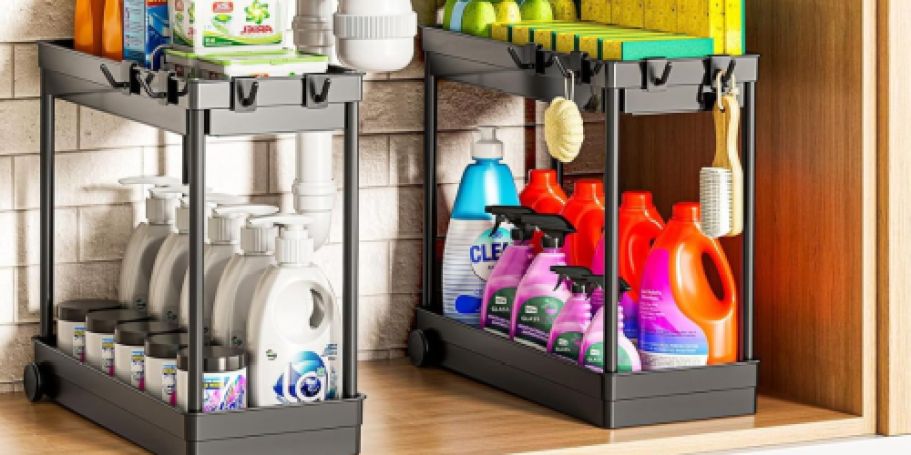 Under the Sink Organizers 2-Pack Just $9.99 Shipped for Prime Members (Reg. $25)