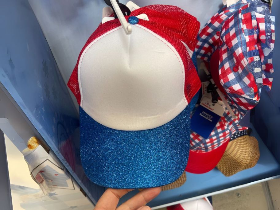 Way To Celebrate Americana Baseball Cap in hand in store