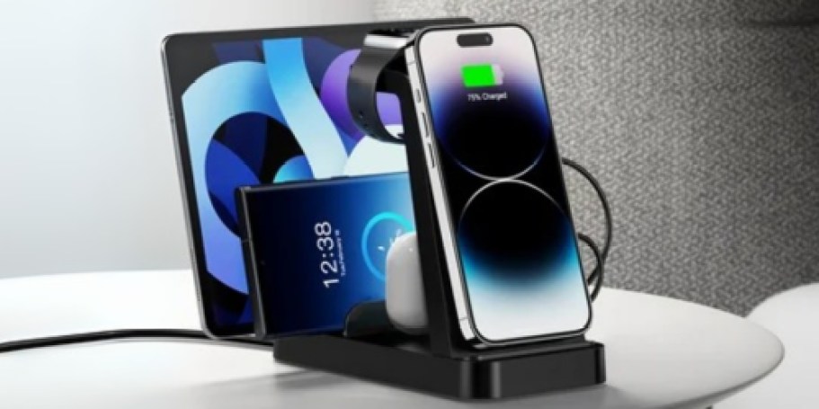 5-in-1 Charging Station Only $17.99 on Walmart.com (Reg. $50) | Use w/ Phones, Tablets, Watches, & More