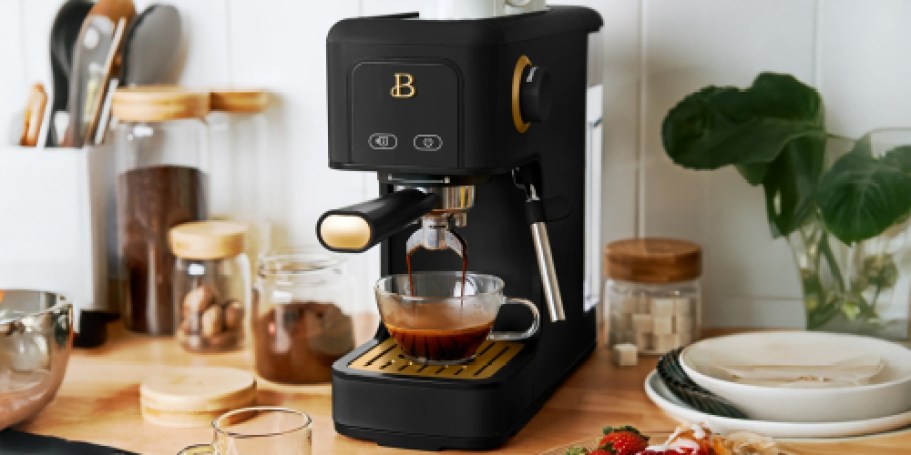 Beautiful by Drew Barrymore Espresso Machine Only $69.50 Shipped on Walmart.com (Reg. $139)