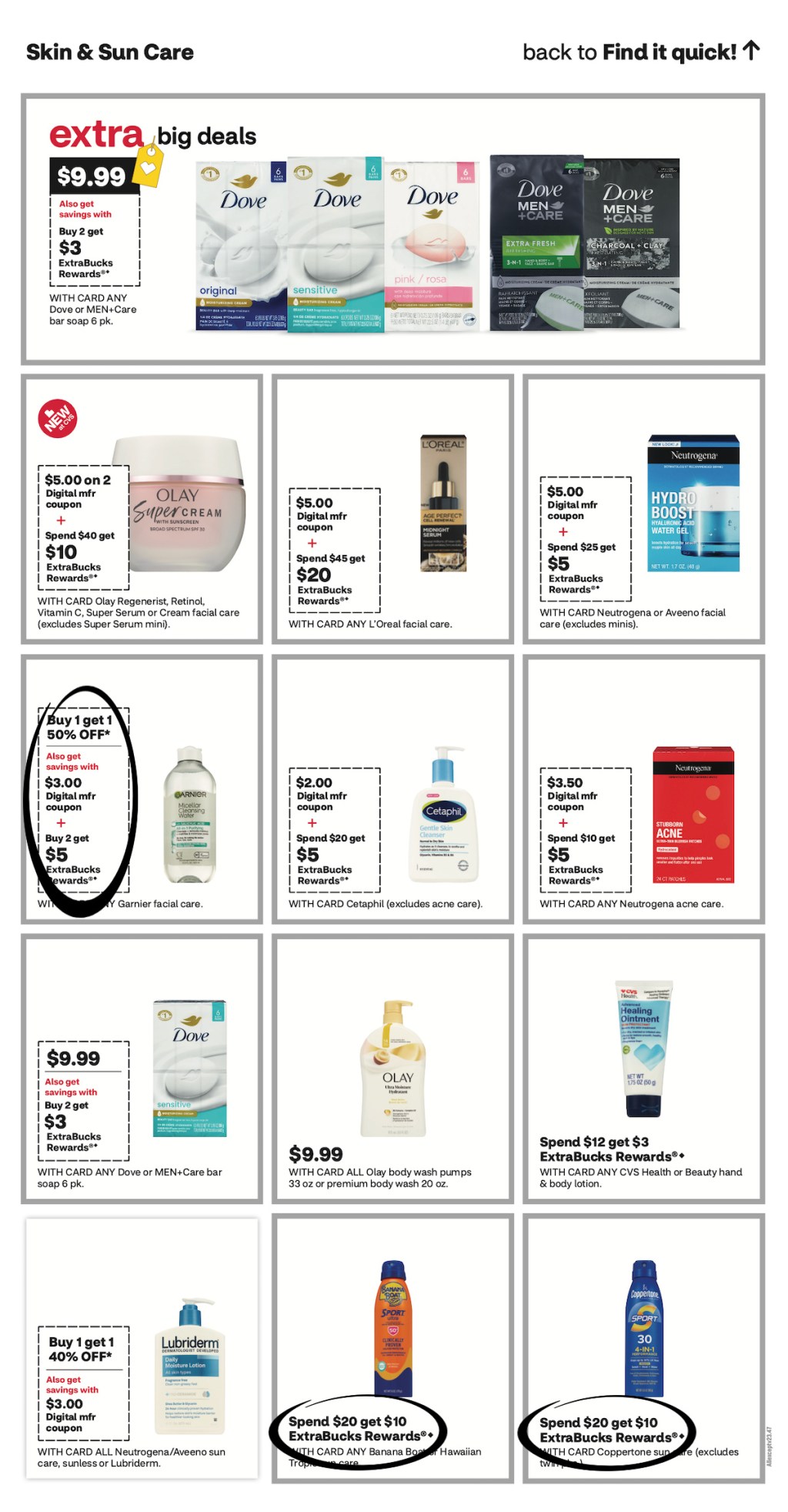 page from CVS ad