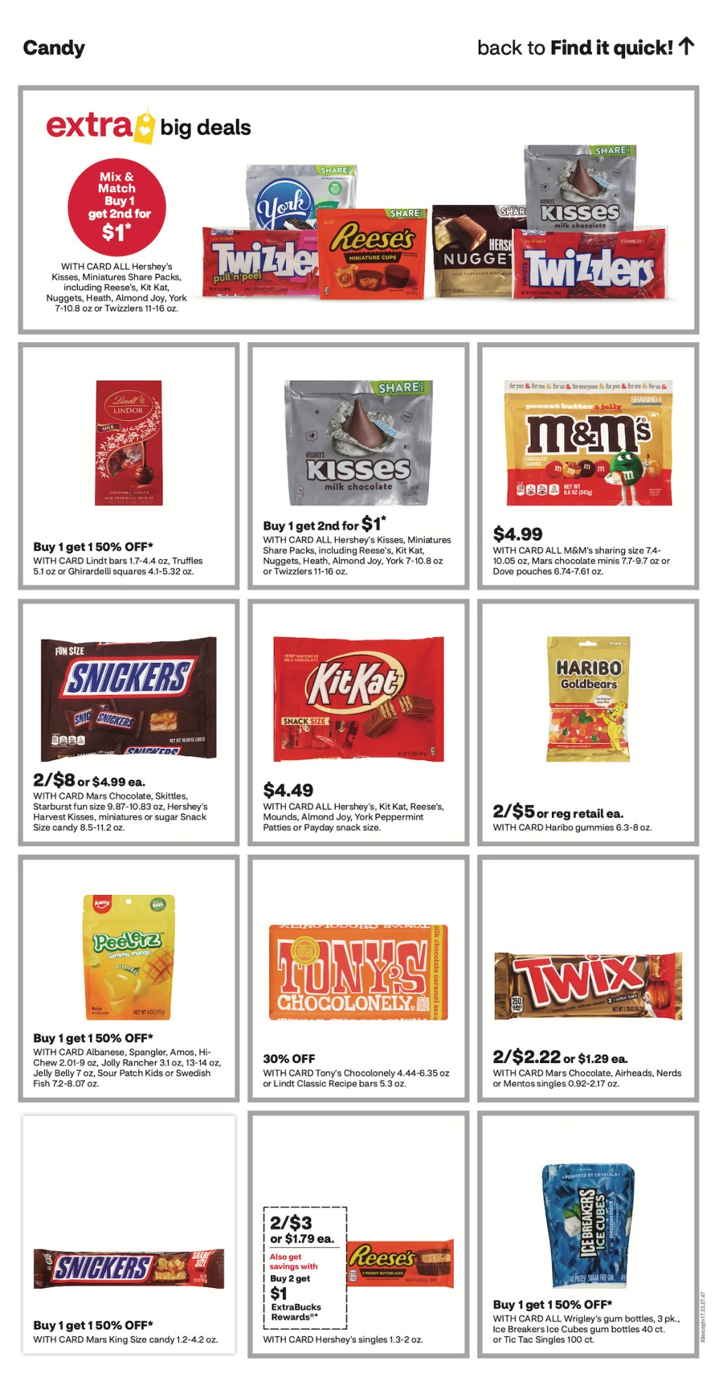 page from CVS ad