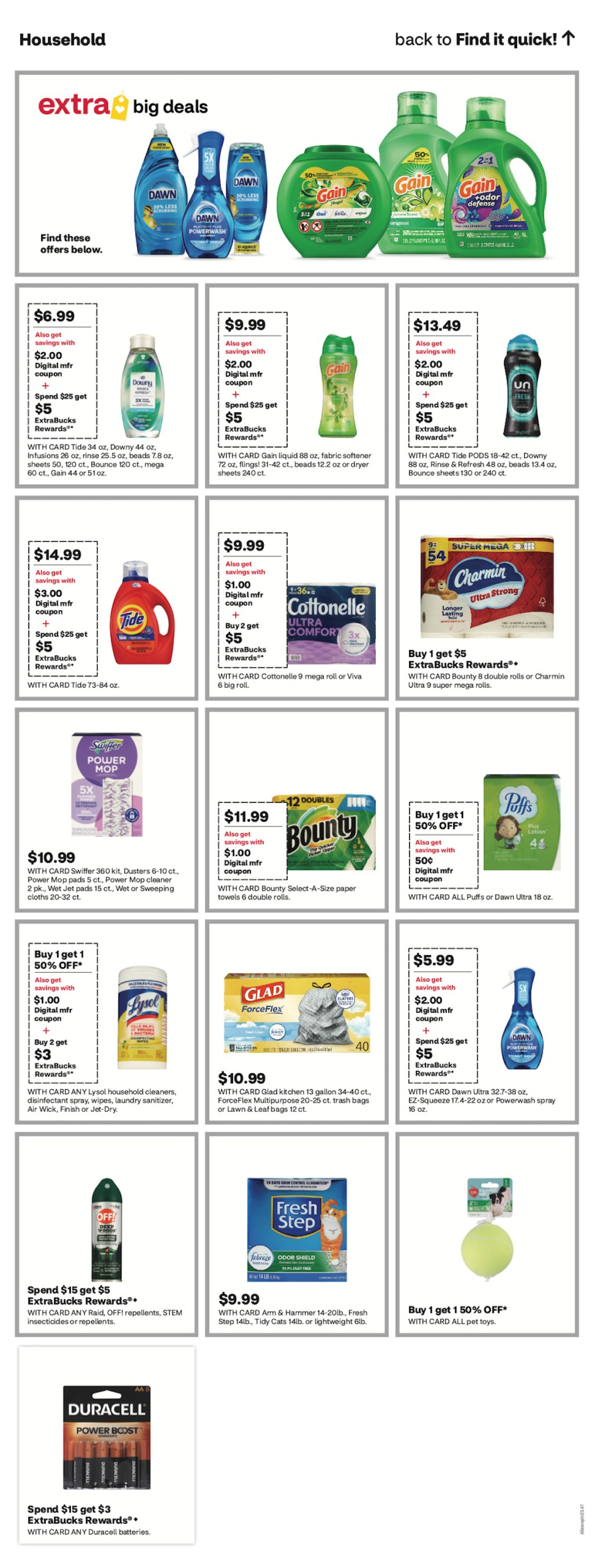 page from CVS ad
