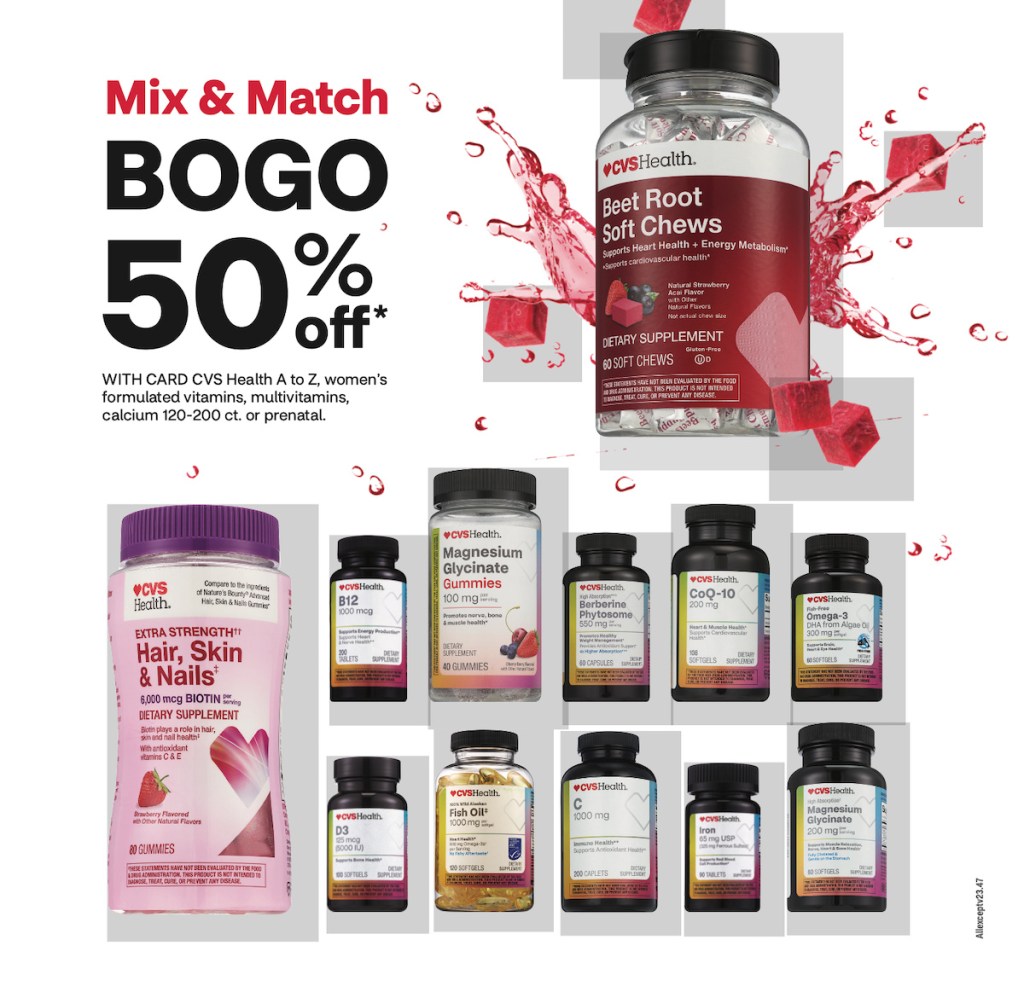 page from CVS ad