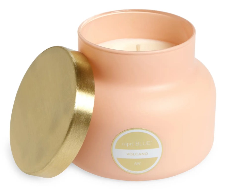 Stock photo of Capri blue volcano candle 