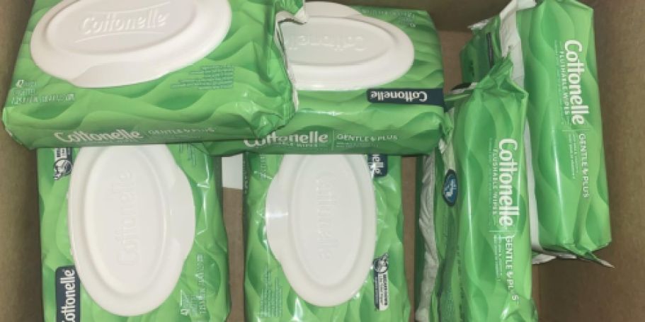 Cottonelle Flushable GentlePlus Wipes 336-Count Just $9.70 Shipped on Amazon