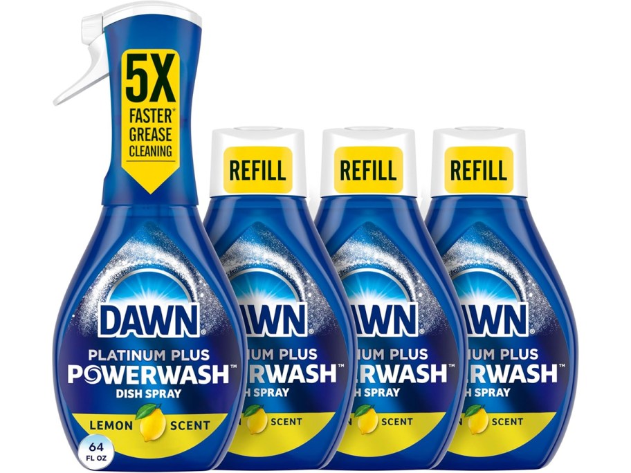 Dawn Platinum Plus Powerwash Dish Spray + refills