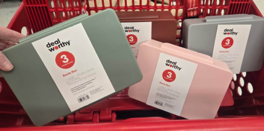 Bento Boxes Just $2 at Target – Matching Water Bottles Available Too!