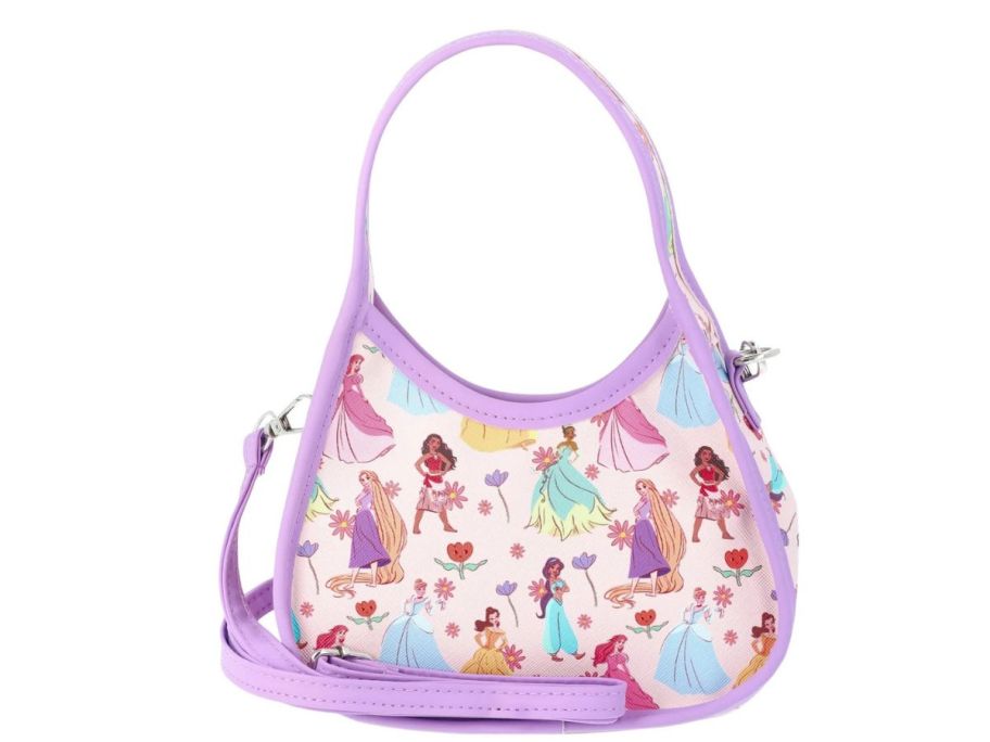 A multicolored Disney princess purse 