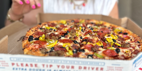 *HOT* Domino’s Large Pizza Just $9.99 – Up to 7 Toppings & Even Gluten-Free Crust!