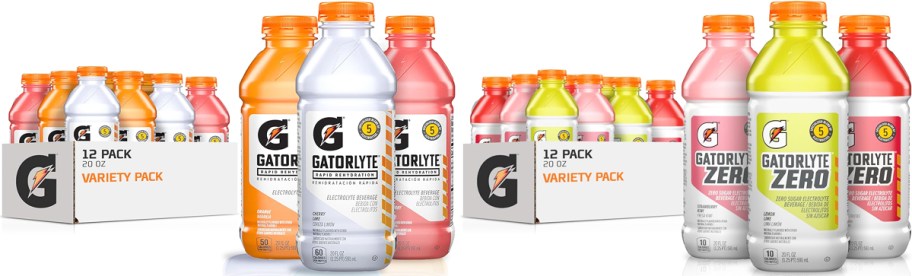 two Gatorlyte Variety Packs