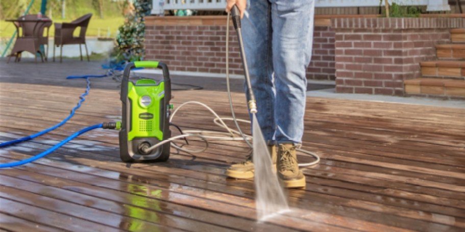 Greenworks Compact Electric Pressure Washer Only $76.99 Shipped for Amazon Prime Members
