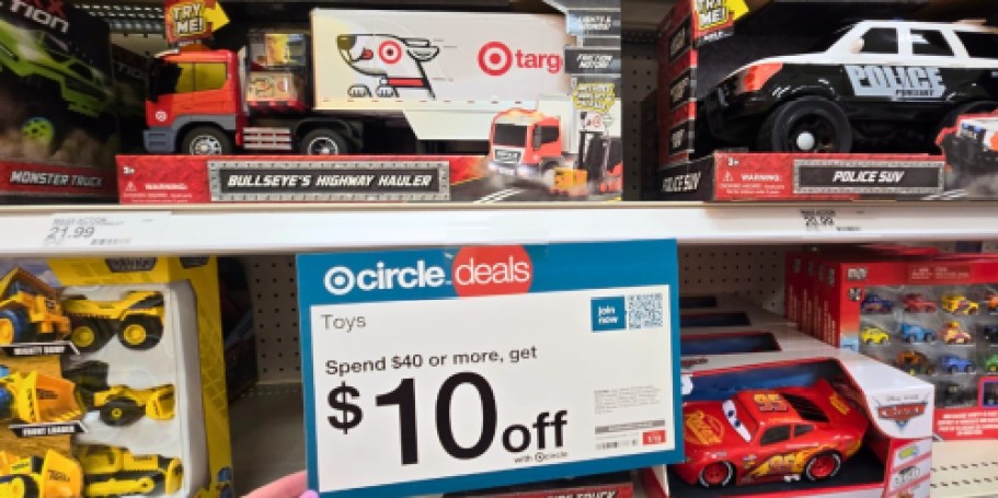 Get $10 Off $40 Toy Purchase at Target All Week Long!