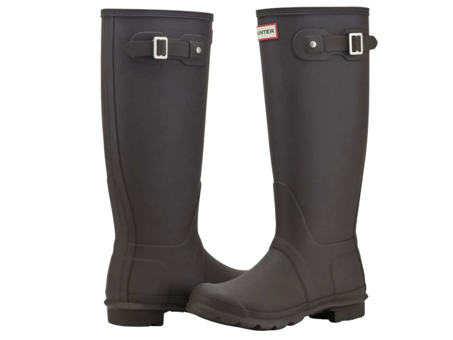 A pair of tall rain boots