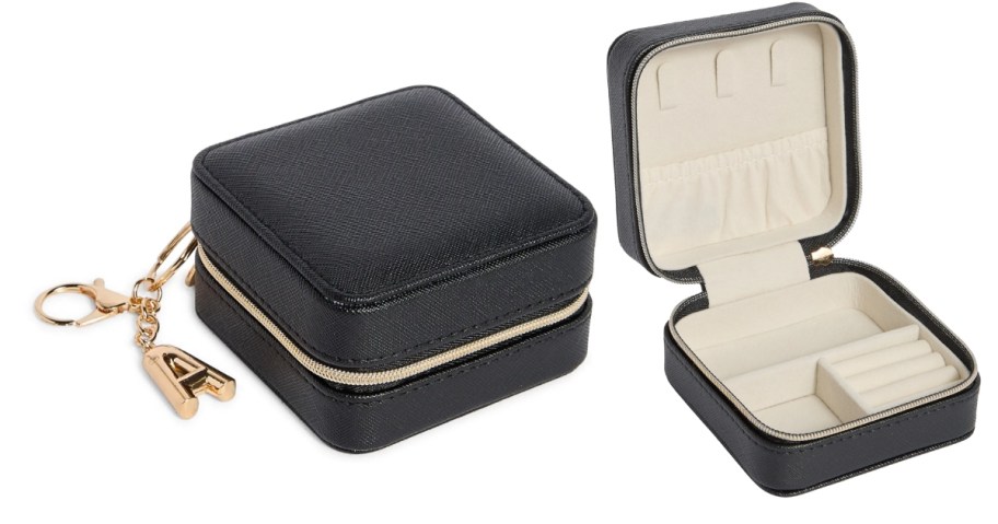 stock photo of Initial Charm Jewelry Box