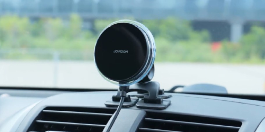MagSafe Wireless Car Charger Mount Just $8.89 on Amazon (Holds & Charges Your Phone in View)
