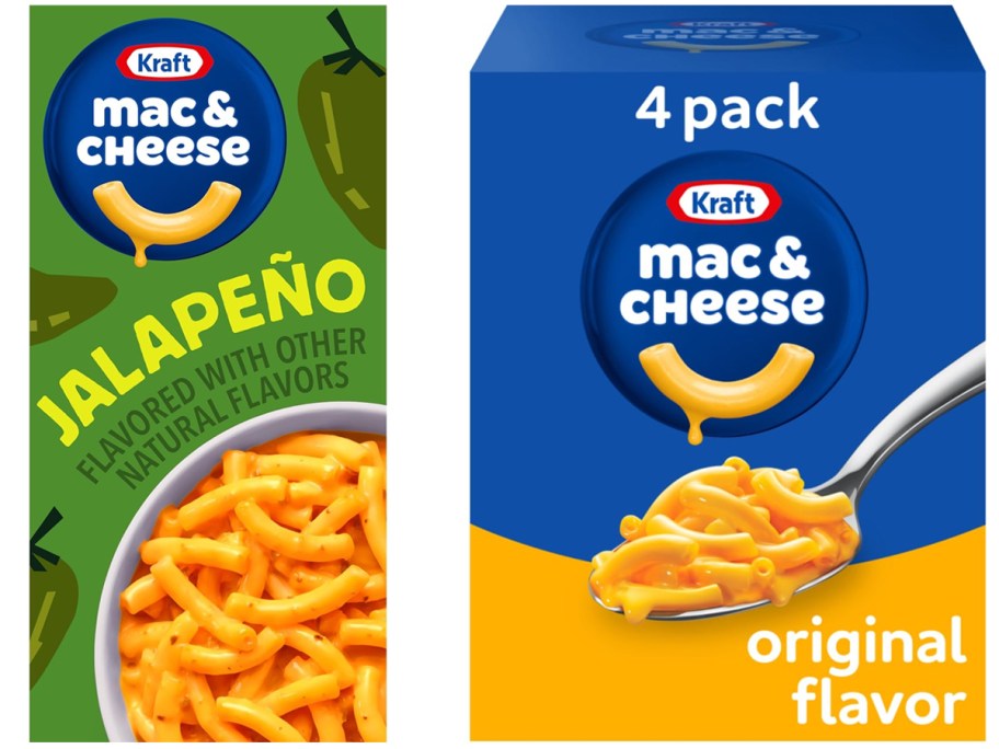 Jalapeno Mac & Cheese and 4 Pack of Mac & Cheese original