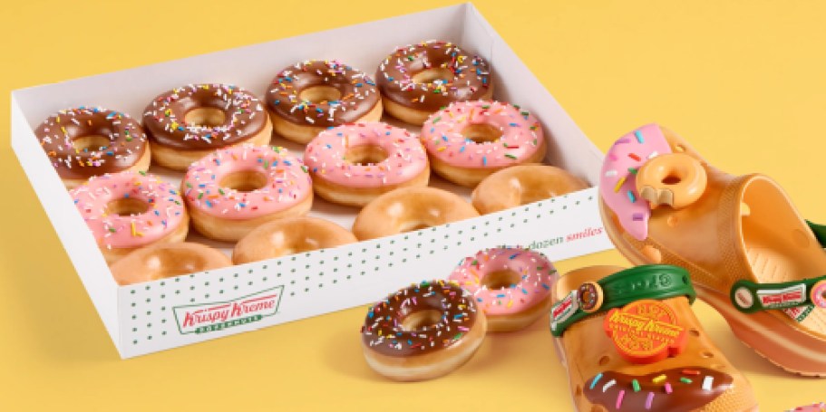 Krispy Kreme x Crocs Specialty Dozen Available Now + New Crocs Drop August 5th