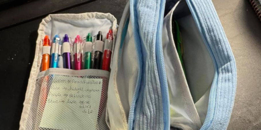 Large Pencil Case Just $4.49 on Amazon (Reg. $10)