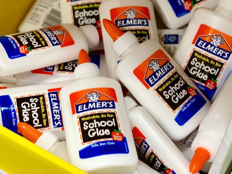 A container of Elmer's School Glue