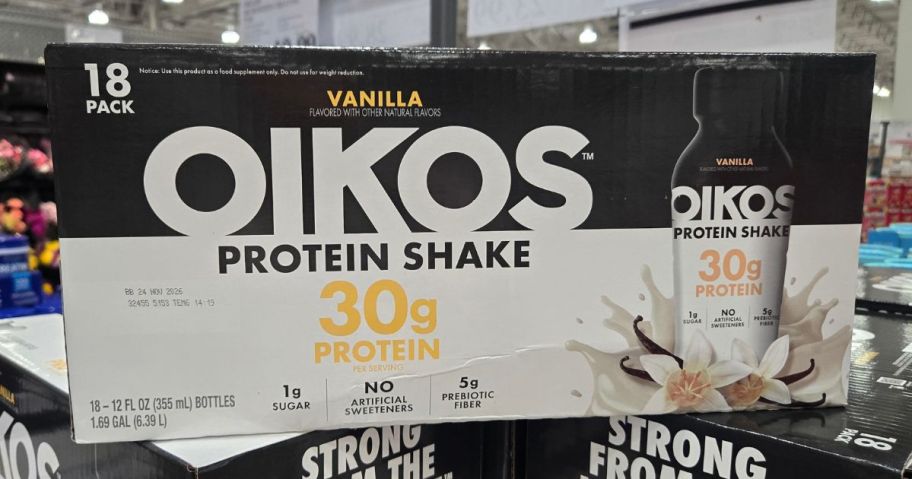 Oikos Vanilla Protein Shakes at Costco