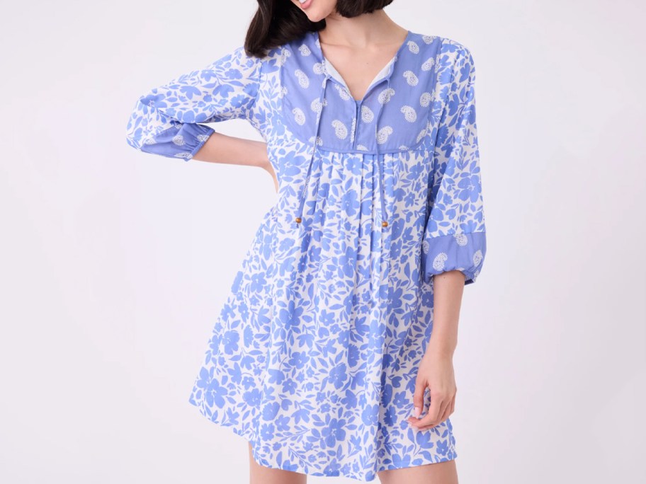 PJ Salvage Airy Cotton Voile Dress
