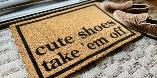 Custom Coir Doormats Just $19.99 Shipped
