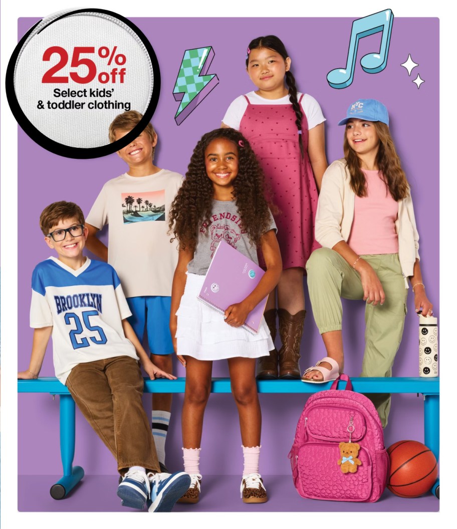 page from Target ad