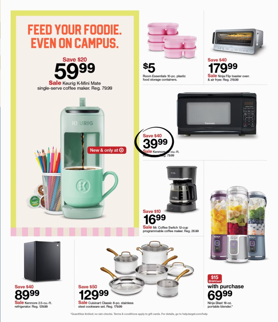 page from Target ad
