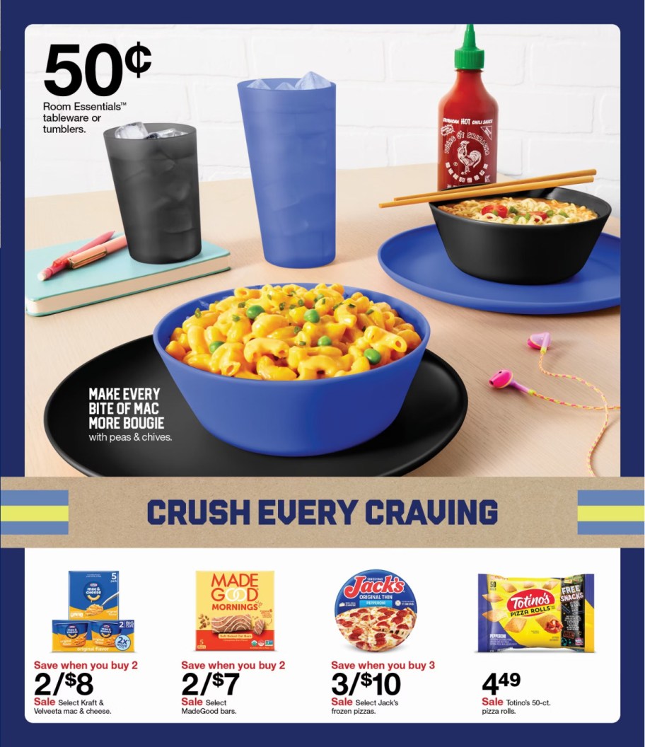 page from Target ad