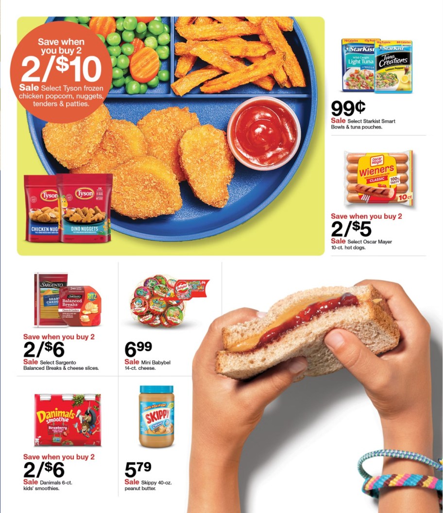 page from Target ad