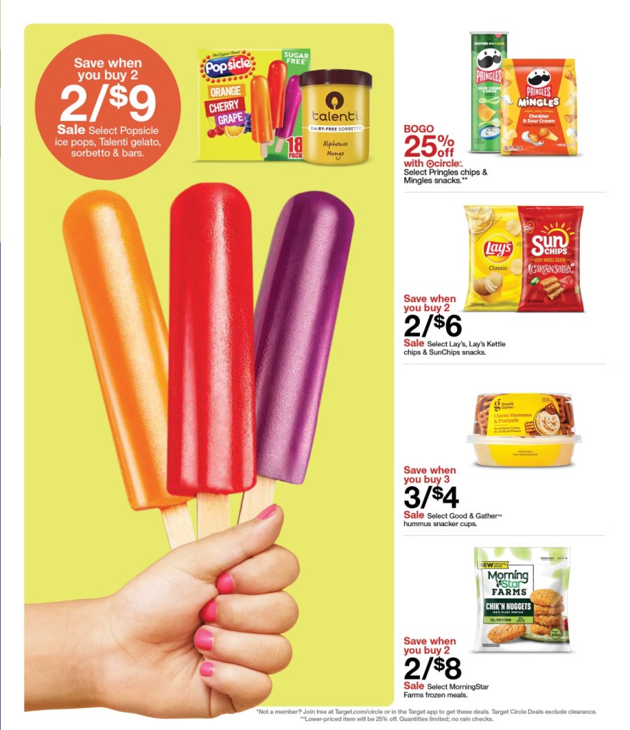 page from Target ad