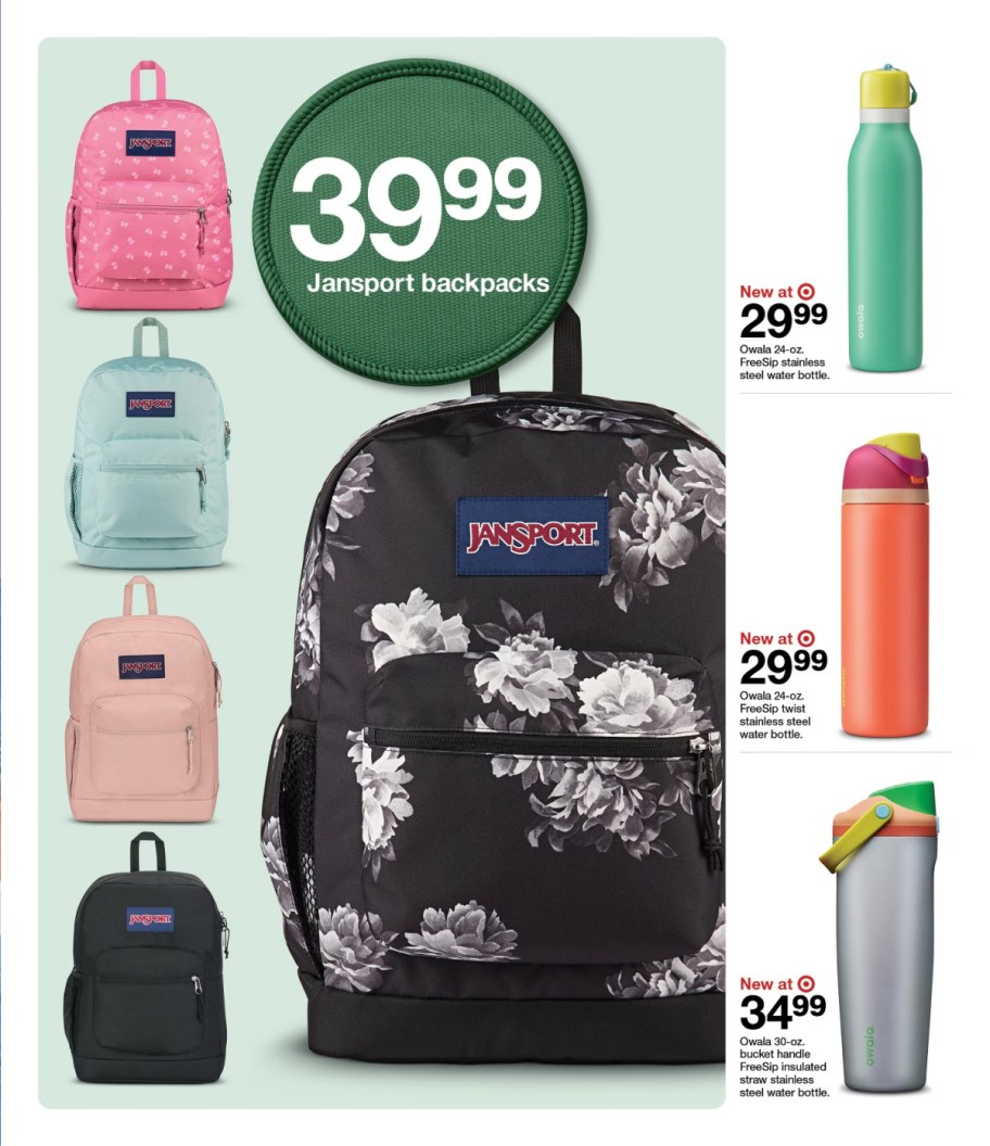 page from Target ad