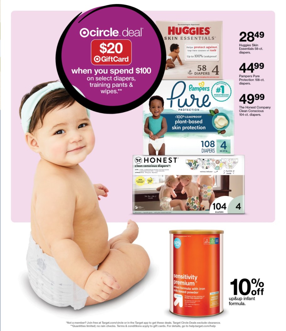 page from Target ad