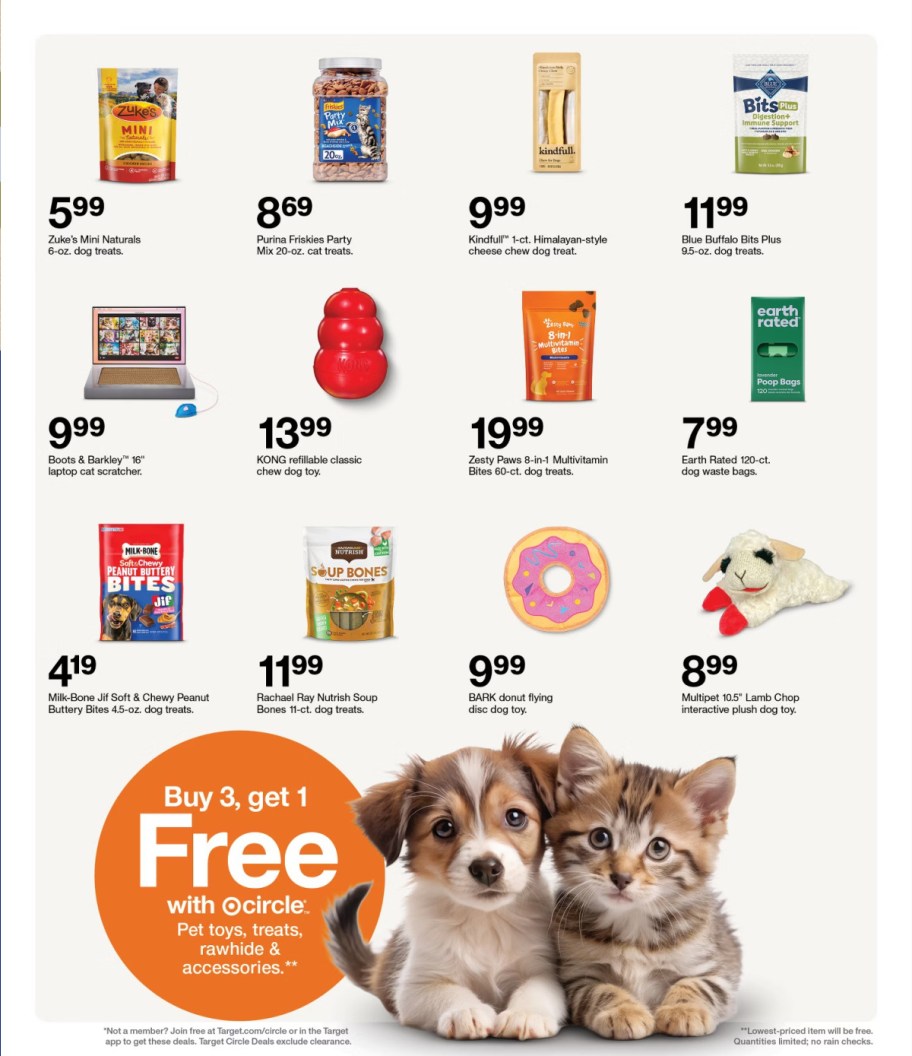 page from Target ad