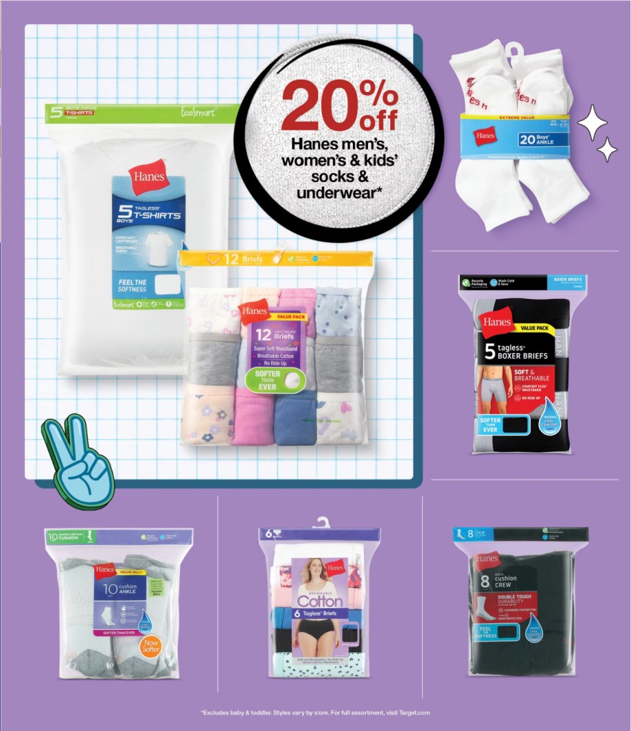 page from Target ad