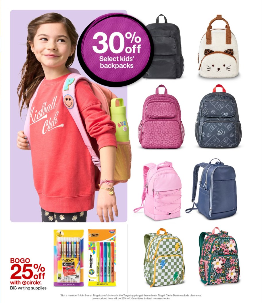 page from Target ad