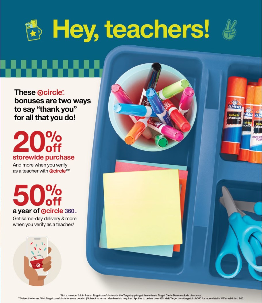 page from Target ad
