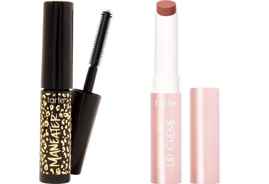 mini trate mascara and lip color