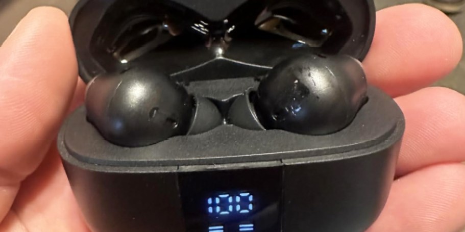 Wireless Bluetooth Earbuds w/ Charging Case Just $9.99 on Amazon (Regularly $30)