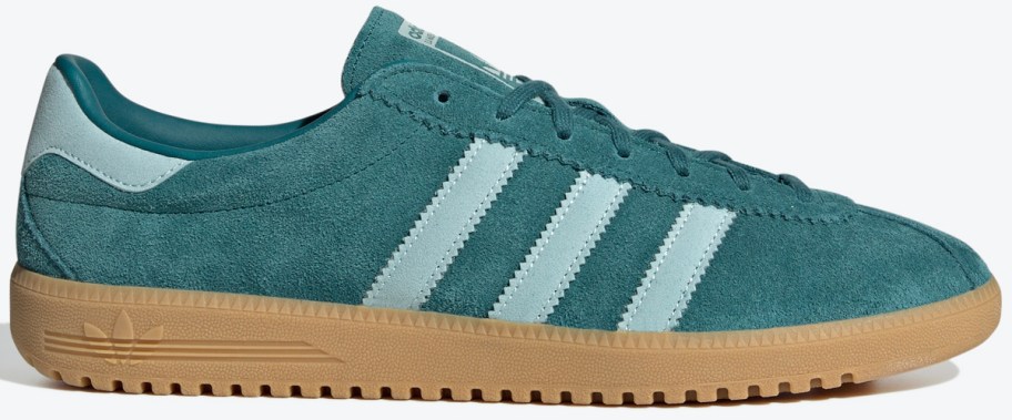 teal suede adidas shoe