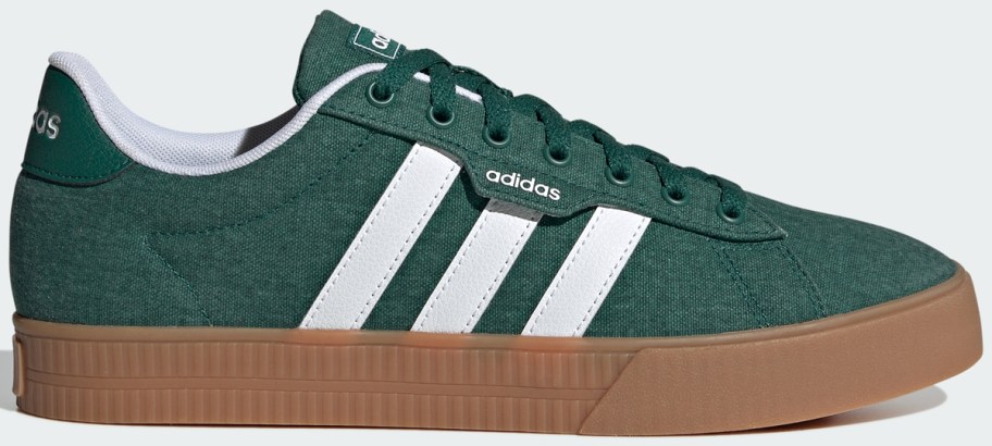 green and white adidas shoe