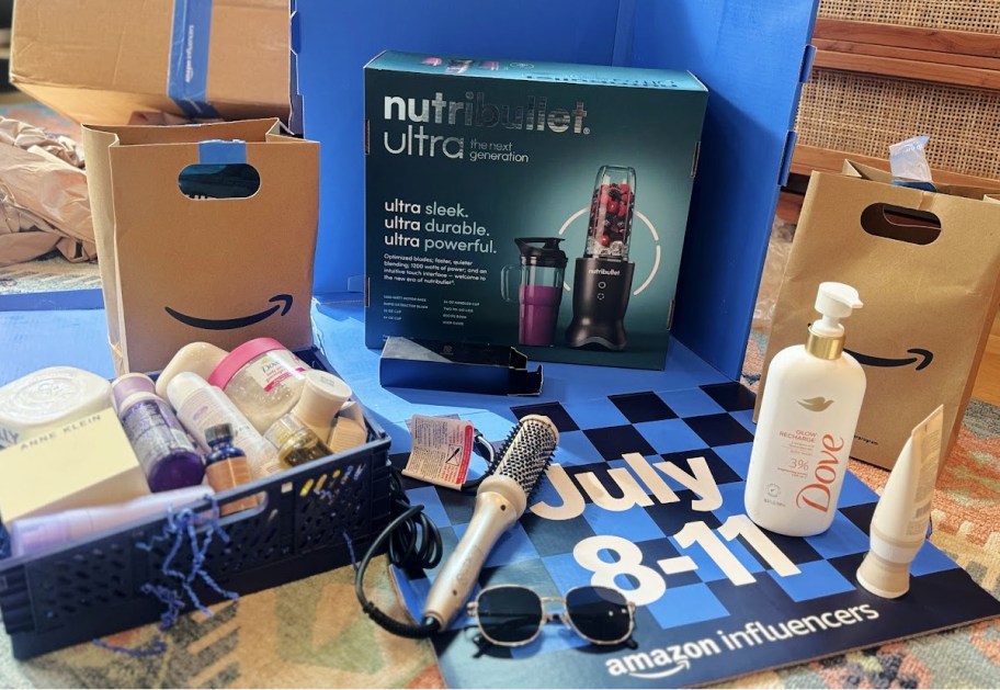 contents of amazon influencer box for prime day